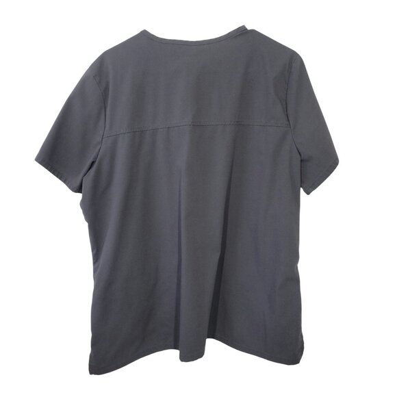 Cherokee Womens Scrub Top Workwear Professionals WW655 Mock Wrap Durable Stretch - Picture 2 of 10